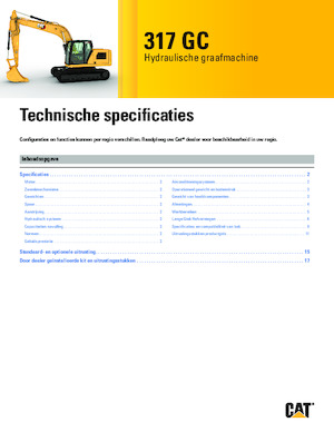 Bageri gusjeničari Caterpillar 317 GC