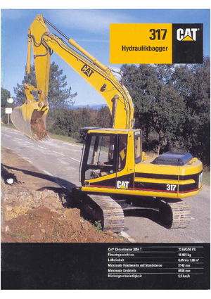 Bageri gusjeničari Caterpillar 317 VAH