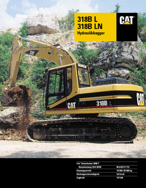 Bageri gusjeničari Caterpillar 318 B L