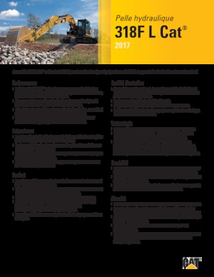 Bageri gusjeničari Caterpillar 318F L