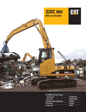Bageri gusjeničari Caterpillar 320 C MH
