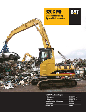 Bageri gusjeničari Caterpillar 320 C MH