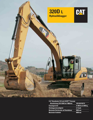 Bageri gusjeničari Caterpillar 320D L
