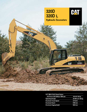 Bageri gusjeničari Caterpillar 320D L