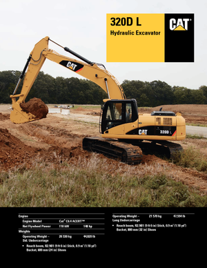 Bageri gusjeničari Caterpillar 320D L