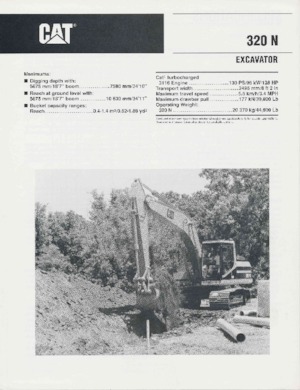 Bageri gusjeničari Caterpillar 320N