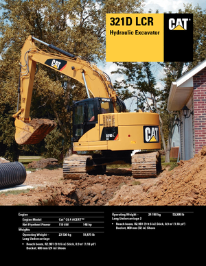 Bageri gusjeničari Caterpillar 321D LCR
