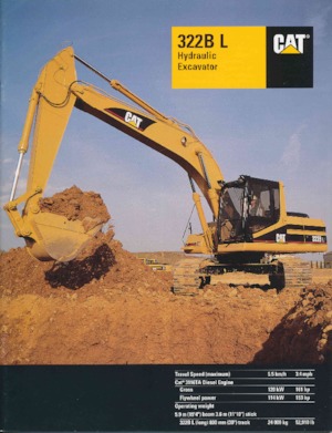 Bageri gusjeničari Caterpillar 322B