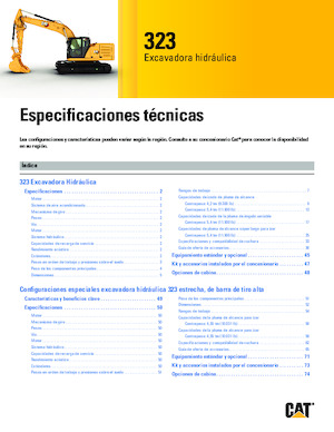 Bageri gusjeničari Caterpillar 323