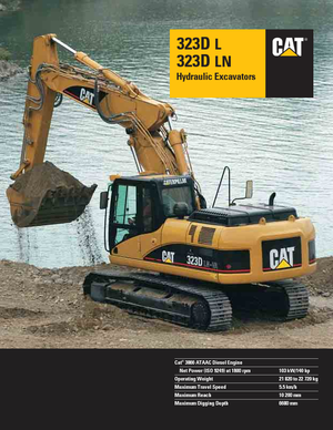 Bageri gusjeničari Caterpillar 323D L
