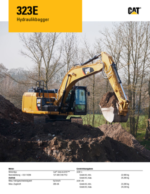 Bageri gusjeničari Caterpillar 323E LN