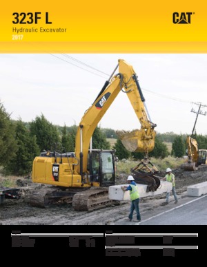 Bageri gusjeničari Caterpillar 323F L