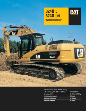 Bageri gusjeničari Caterpillar 324D LN
