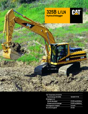 Bageri gusjeničari Caterpillar 325 B LN