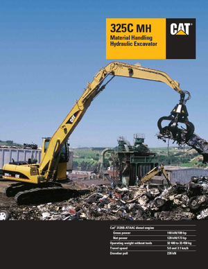 Bageri gusjeničari Caterpillar 325 C MH