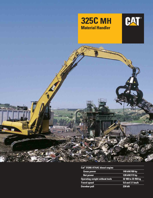 Bageri gusjeničari Caterpillar 325 C MH