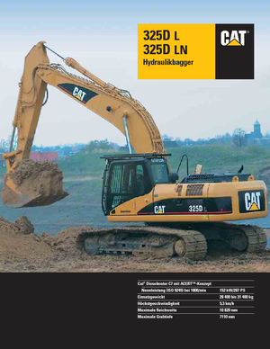 Bageri gusjeničari Caterpillar 325D LN