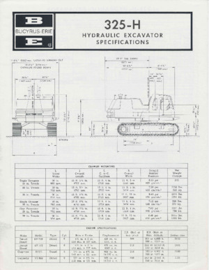 Bageri gusjeničari Bucyrus 325-H