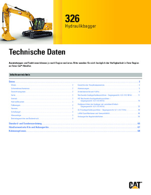 Bageri gusjeničari Caterpillar 326