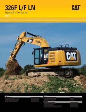 Bageri gusjeničari Caterpillar 326F L