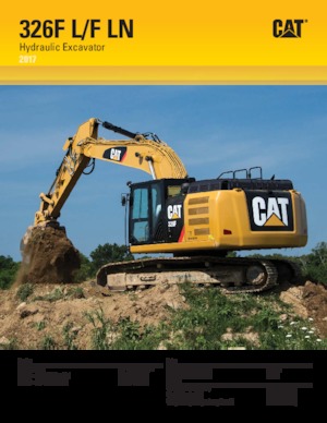 Bageri gusjeničari Caterpillar 326F LN