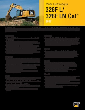 Bageri gusjeničari Caterpillar 326F LN
