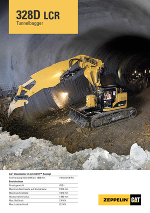 Bageri gusjeničari Caterpillar 328D LCR