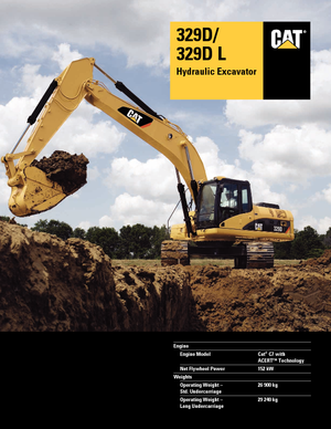 Bageri gusjeničari Caterpillar 329D LN