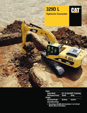 Bageri gusjeničari Caterpillar 329D