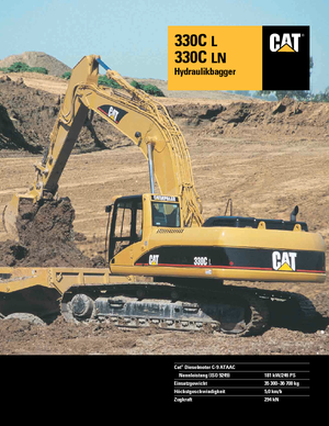 Bageri gusjeničari Caterpillar 330 C LN