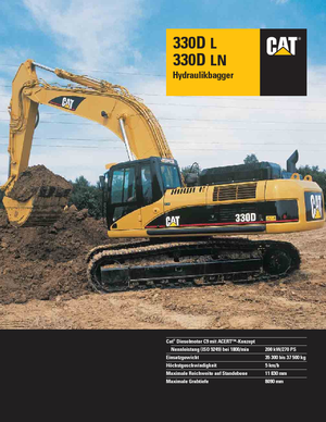 Bageri gusjeničari Caterpillar 330D LN