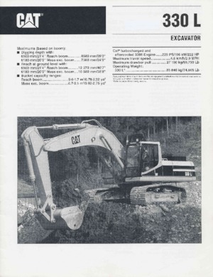 Bageri gusjeničari Caterpillar 330L