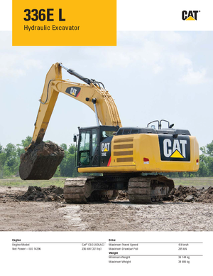 Bageri gusjeničari Caterpillar 336D L