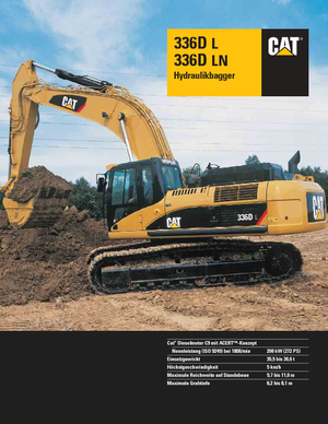 Bageri gusjeničari Caterpillar 336D LN
