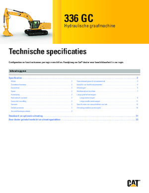 Bageri gusjeničari Caterpillar 336 GC