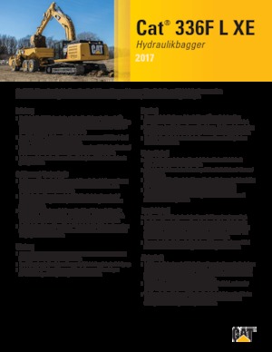 Bageri gusjeničari Caterpillar 336F L XE