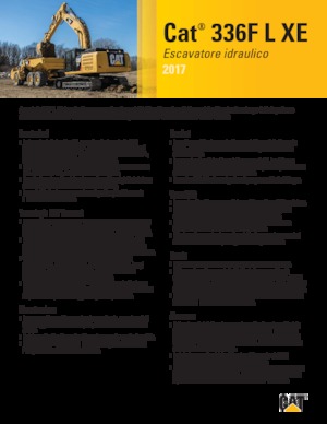 Bageri gusjeničari Caterpillar 336F L XE