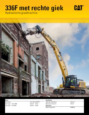 Bageri gusjeničari Caterpillar 336F L XE