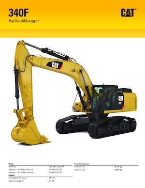 Bageri gusjeničari Caterpillar 340F L