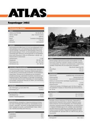 Bageri gusjeničari Atlas 340 LC