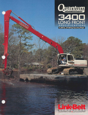 Bageri gusjeničari Link-Belt 3400 Long Front