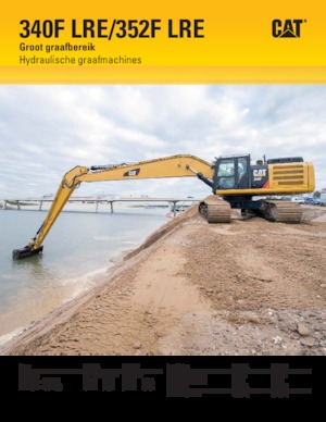 Bageri gusjeničari Caterpillar 352F LRE