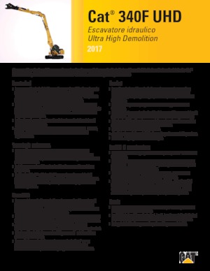 Bageri gusjeničari Caterpillar 340F UHD