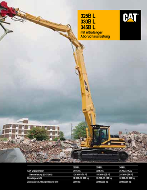 Bageri gusjeničari Caterpillar 345 B L