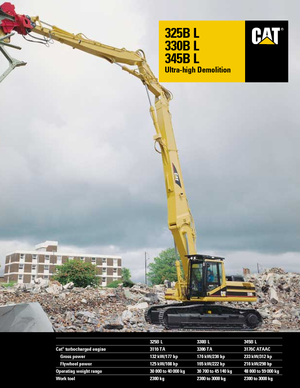 Bageri gusjeničari Caterpillar 325 B LN