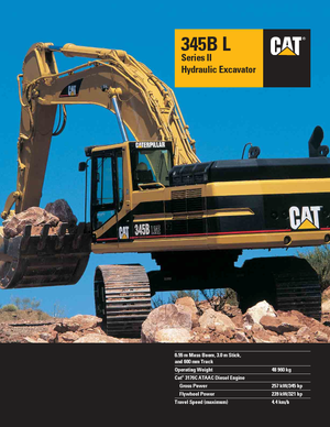 Bageri gusjeničari Caterpillar 345 B L II