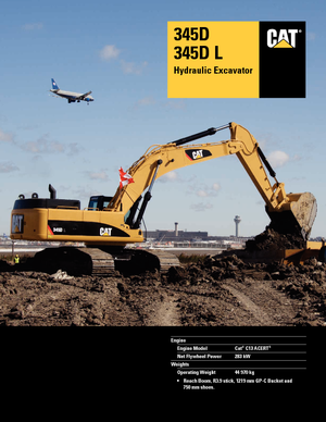 Bageri gusjeničari Caterpillar 345D L