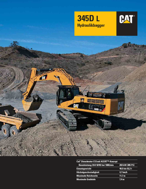 Bageri gusjeničari Caterpillar 345D L