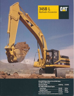 Bageri gusjeničari Caterpillar 345B