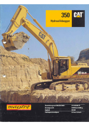 Bageri gusjeničari Caterpillar 350 L
